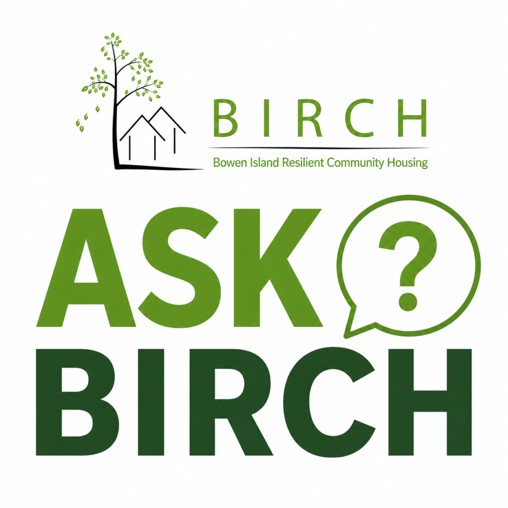 Text image of Ask BIRCH with a question mark and BIRCH logo